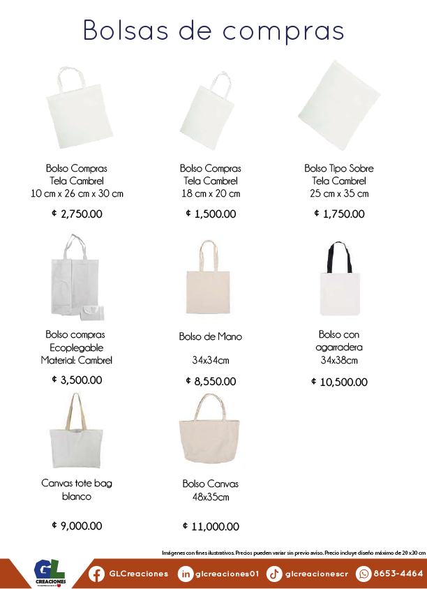 Catalogo Bolsas Compras