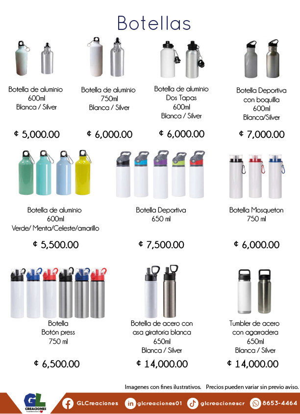 Catalogo Botellas