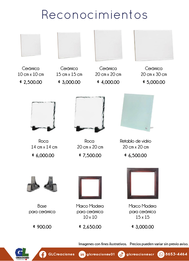 Catalogo Reconocimientos