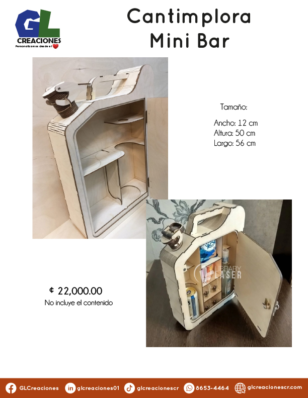 Cajas y soportes licores