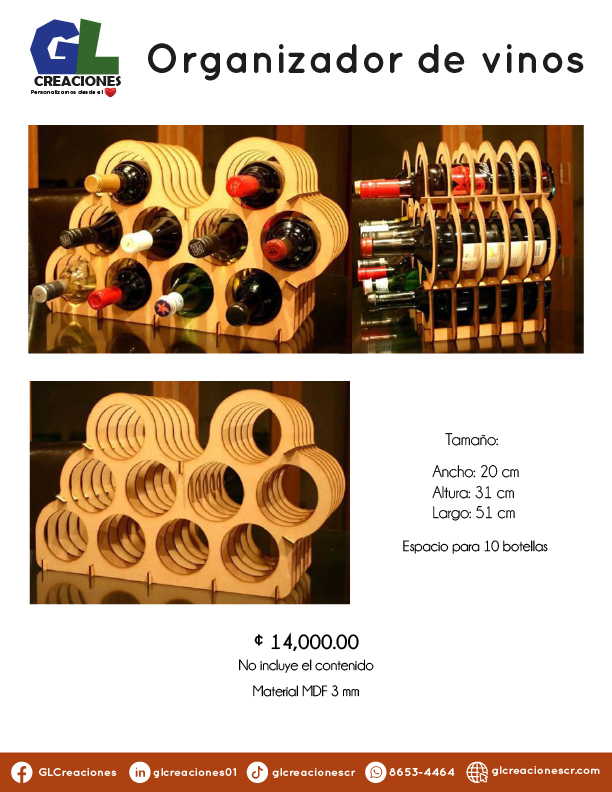 Cajas y soportes licores