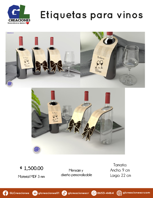 Cajas y soportes licores