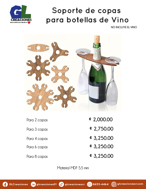 Cajas y soportes licores