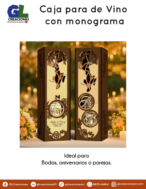 Cajas y soportes licores