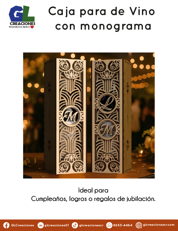 Cajas y soportes licores