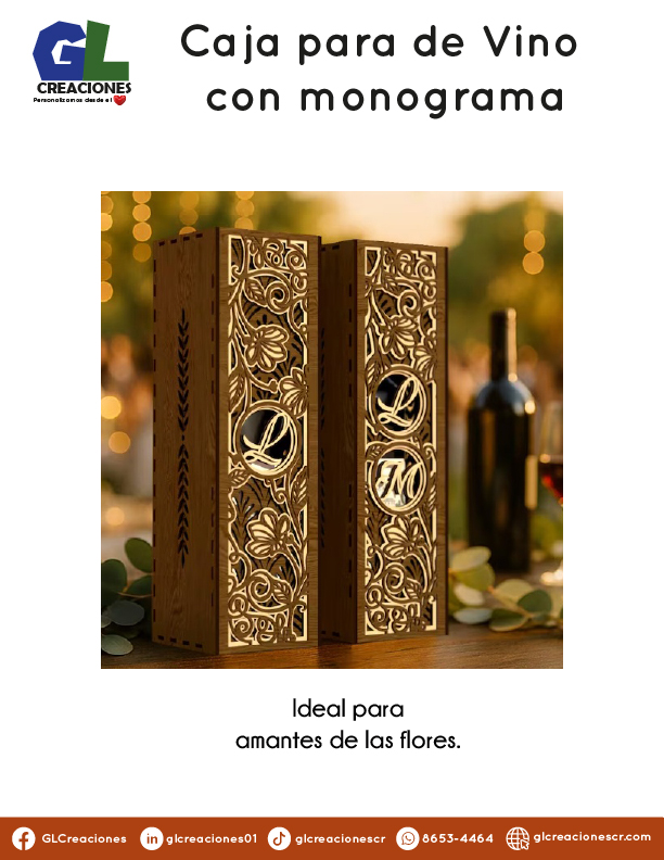 Cajas y soportes licores