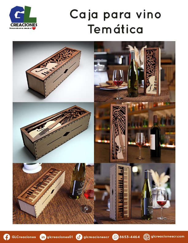 Cajas y soportes licores