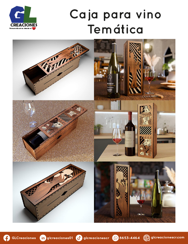 Cajas y soportes licores