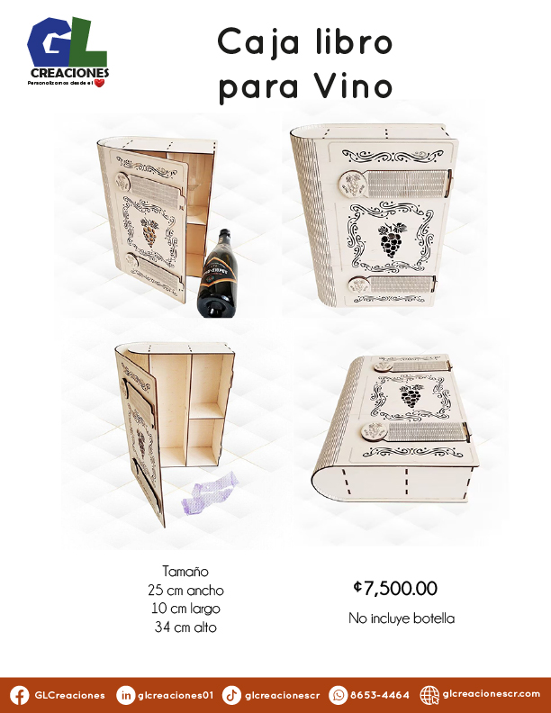Cajas y soportes licores